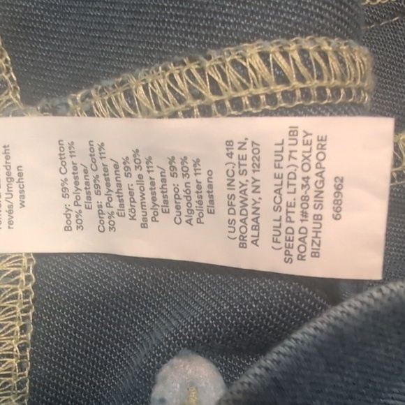 Halara Flex High Waist Wide Leg Washed Stretchy Knit Jeans Size XS Tall NWOT - Picture 8 of 10